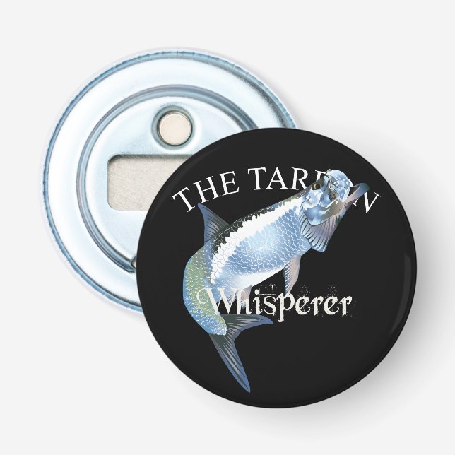Tarpon Whisperer Mörk Flasköppnare (Framsidan)