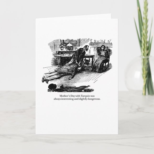 Tarquin och för mödrar intressera kort (Framsida)