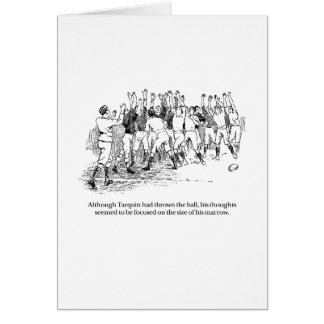 Tarquin och märgen hälsningskort