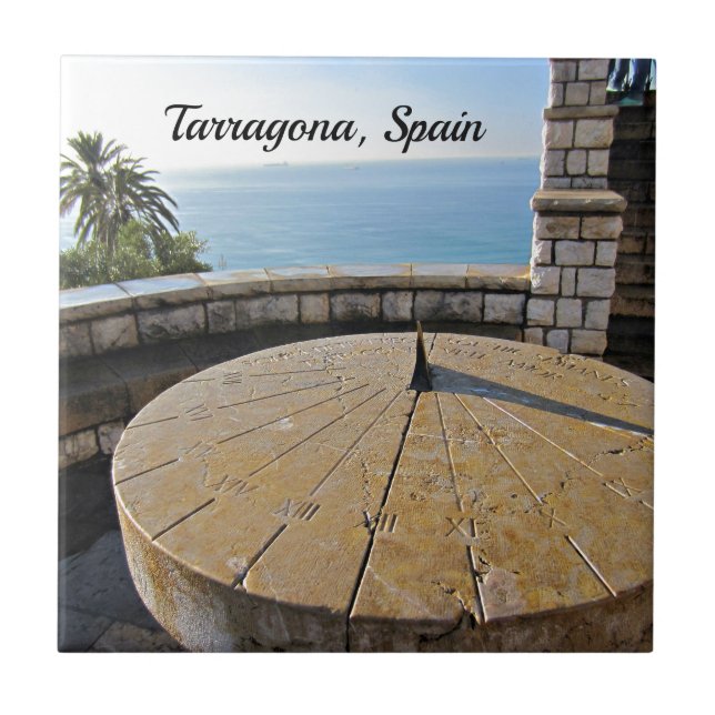 Tarragona, Spanien Kakelplatta (Framsidan)