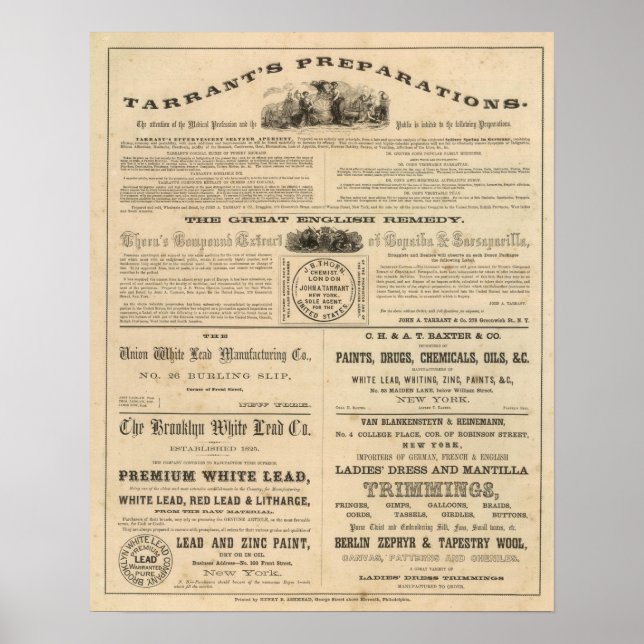 Tarrants förberedelser poster (Framsidan)