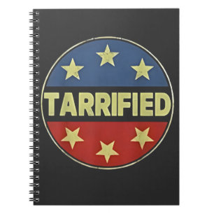 Tarrfied Anit Trump Patriotic American Anteckningsbok