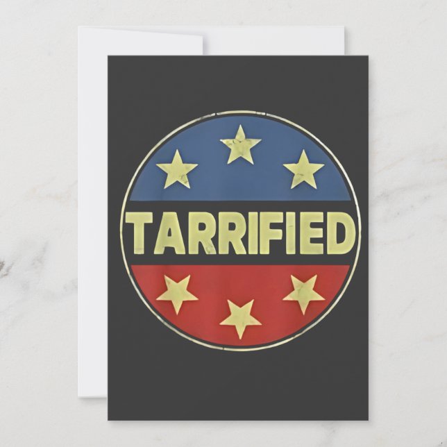 Tarrfied Anit Trump Patriotic American Inbjudningar (Framsida)