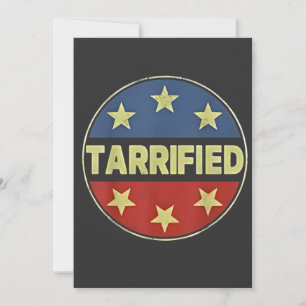 Tarrfied Anit Trump Patriotic American Inbjudningar