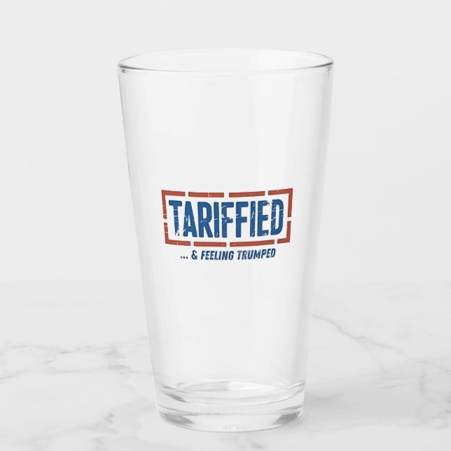Tarrfied & Feeling Trumped Funny Anti Trump Glaskopp (Framsida)