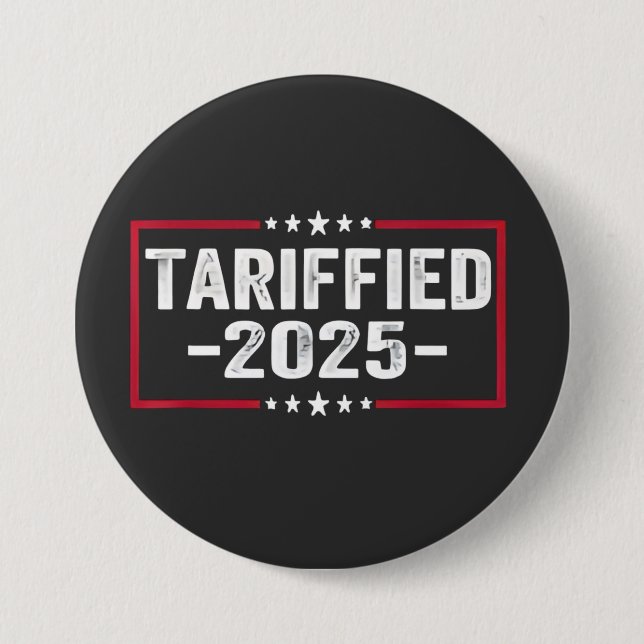 Tarrified 2025 Politic American Tarrifs Knapp (Framsida)