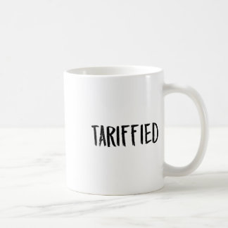 Tarrifierad Tariff-ierad Trump Anti Tariff Skrämd Kaffemugg