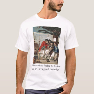 Tarring och befjädra t shirt