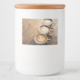 tarros de comidas decápsulas de café mat etiketter