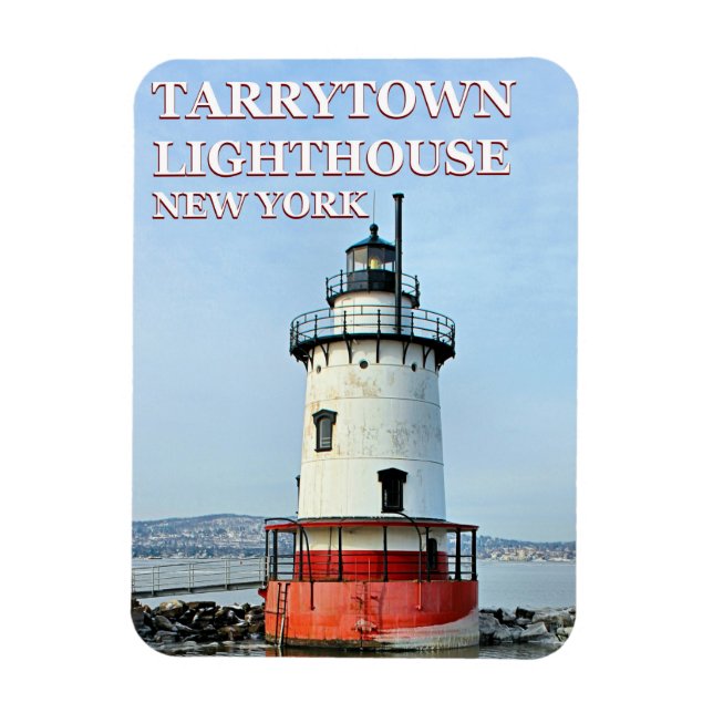 Tarrytown Lighthouse, New York 3x4 Flexi Magnet (Vertikal)