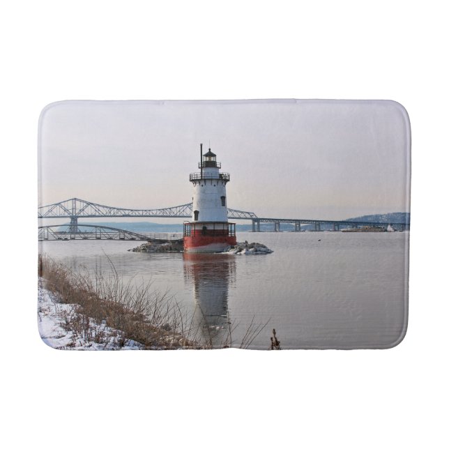 Tarrytown Lighthouse, New York Bath Mat Badrumsmatta (Framsidan)