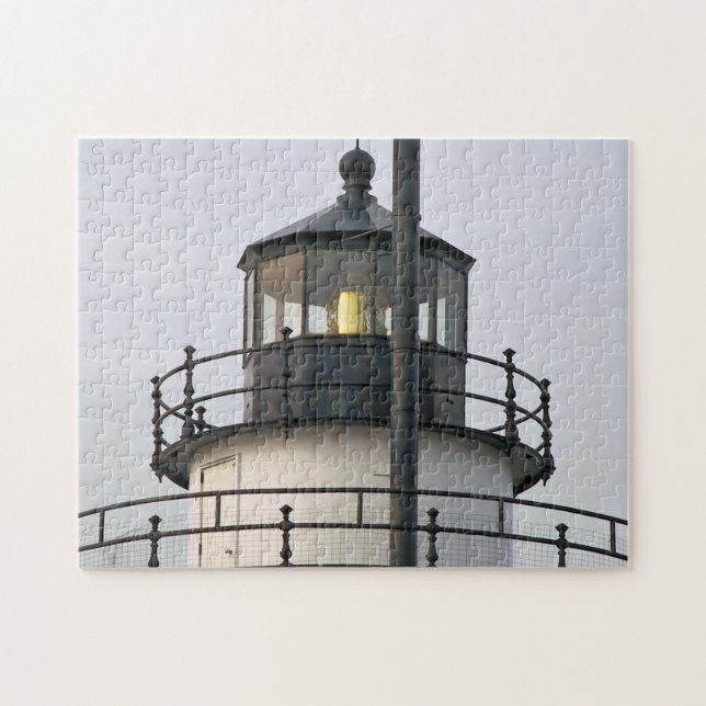 Tarrytown Lighthouse, New York Jigszle Puzzle Pussel (Horisontell)