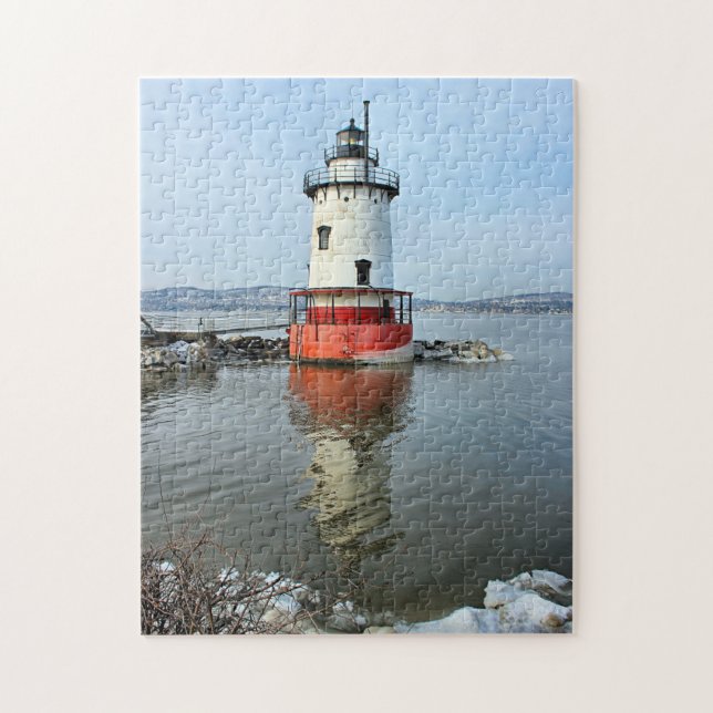 Tarrytown Lighthouse, New York Jigszle Puzzle Pussel (Vertikal)