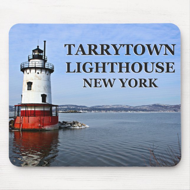 Tarrytown Lighthouse, New York Mousepad Musmatta (Framsidan)