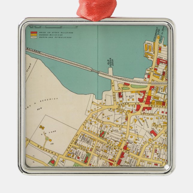 Tarrytown N Tarrytown Julgransprydnad Metall (Framsidan)