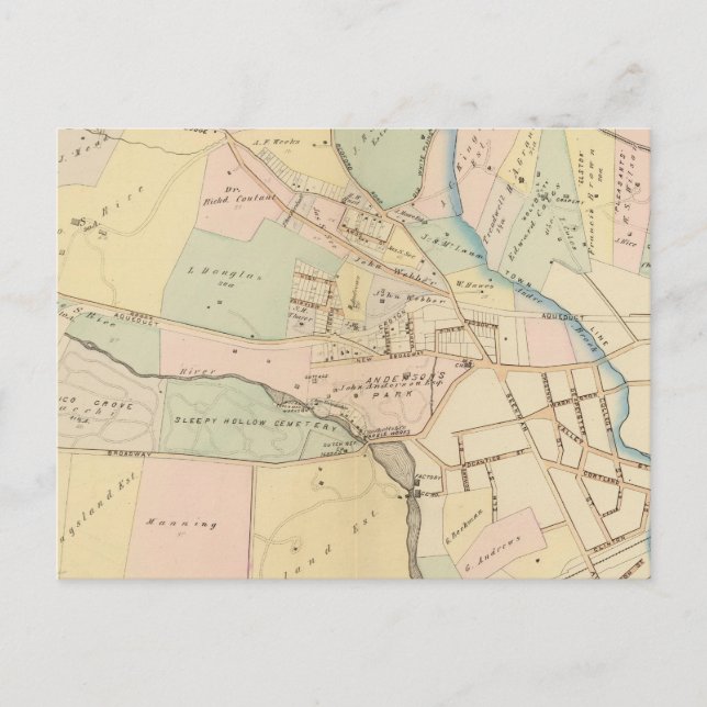 Tarrytown, N Tarrytown, New York Vykort (Framsida)