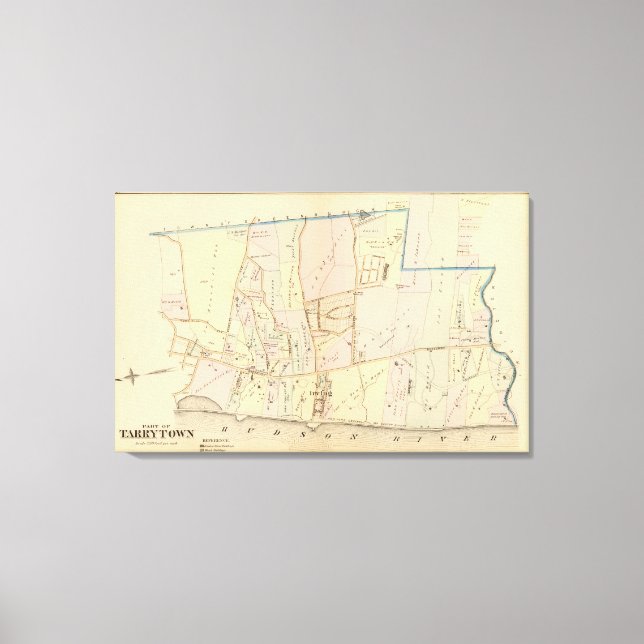 Tarrytown, New York Canvastryck (Framsida)