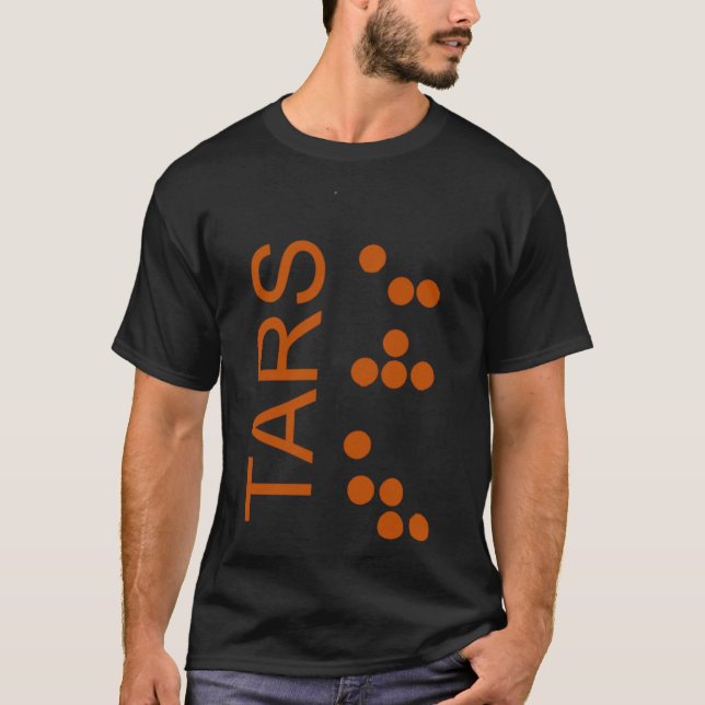 TARS Logotyp - Interstellar Classic T-Shirt (Framsida)