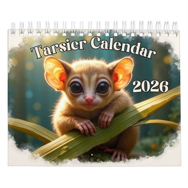 Tarsier Calendar 2026 Kalender (Omslag)