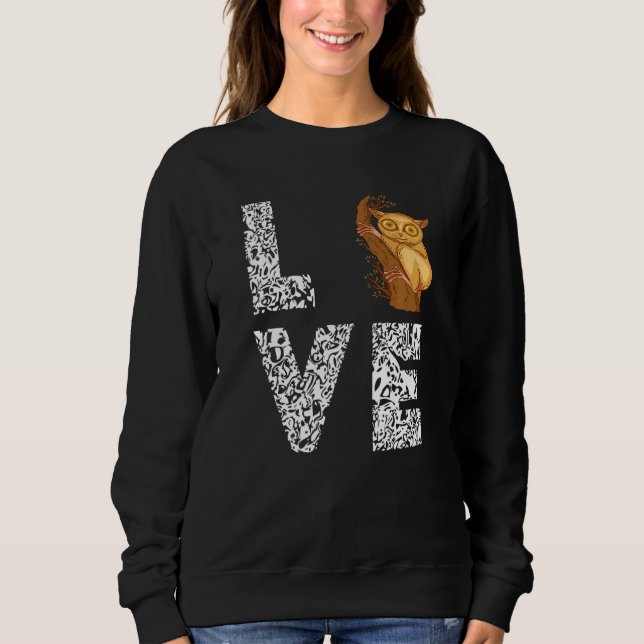 Tarsier Love Leopard Philippine Animal Tarsier Mon T Shirt (Framsida)