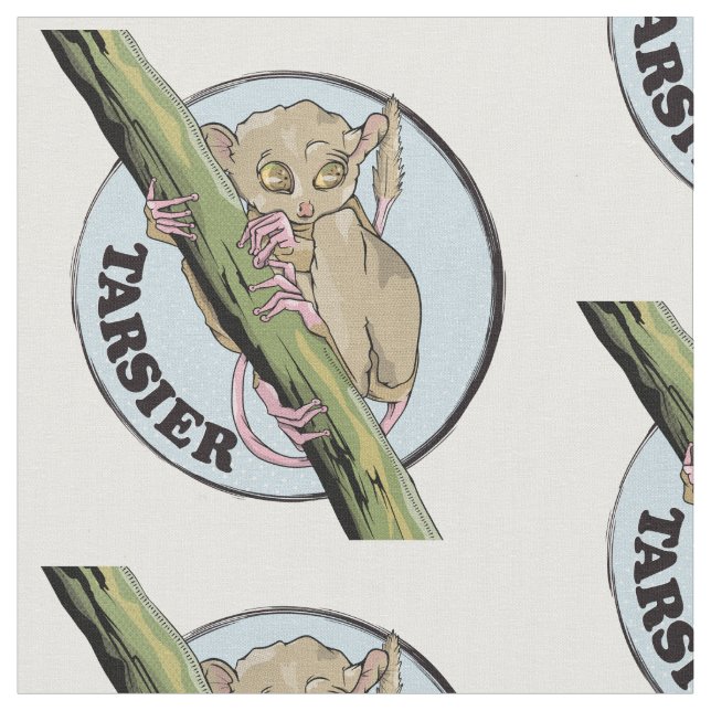Tarsier Tyg (Närbild)
