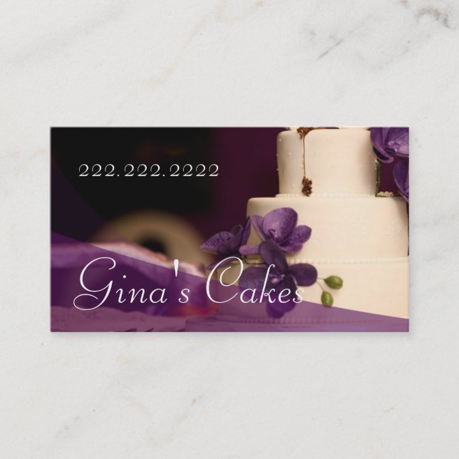 Tårta Butik Cupcakes Bageri Catering Visitkort (Framsida)