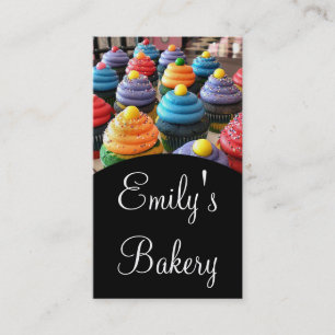 Tårta Butik Cupcakes Bageri Catering Visitkort