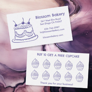 Tårta Cupcake Bageri Dessert Catering Belöningar Lojalitetskort