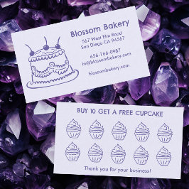 Tårta Cupcake Bageri Dessert Catering Belöningar  Lojalitetskort