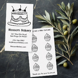 Tårta Cupcake Bageri Efterrätter Catering Belöning Lojalitetskort