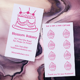 Tårta Cupcake Bageri Efterrätter Catering Belöning Lojalitetskort