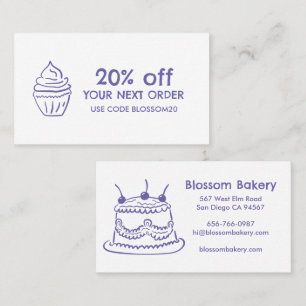 Tårta Cupcake Bageri Efterrätter Catering Belöning Rabattkort
