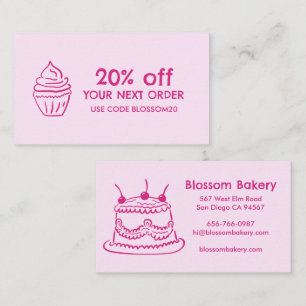 Tårta Cupcake Bageri Efterrätter Catering Belöning Rabattkort