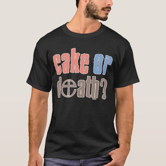 Tårta eller död tee shirt (Framsida)