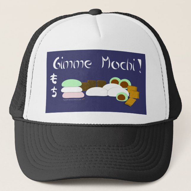 Tårta Gimme Mochi för klibbiga ris Truckerkeps (Framsida)