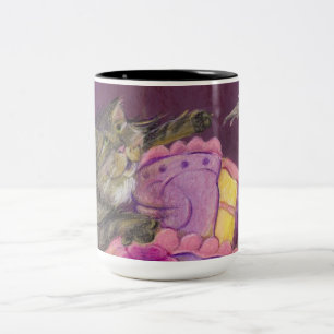 Tårtakattmugg Två-Tonad Mugg
