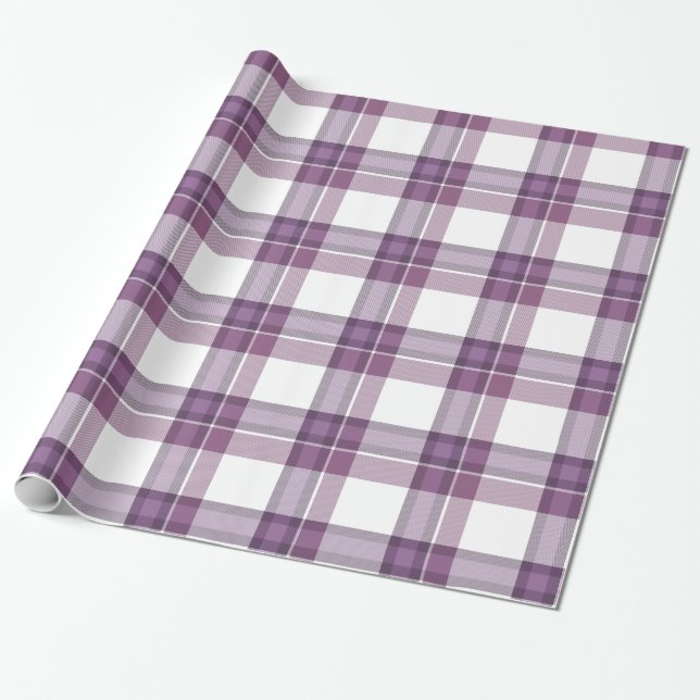 Tartan 4 Svällning Papper Presentpapper (Utrullad)