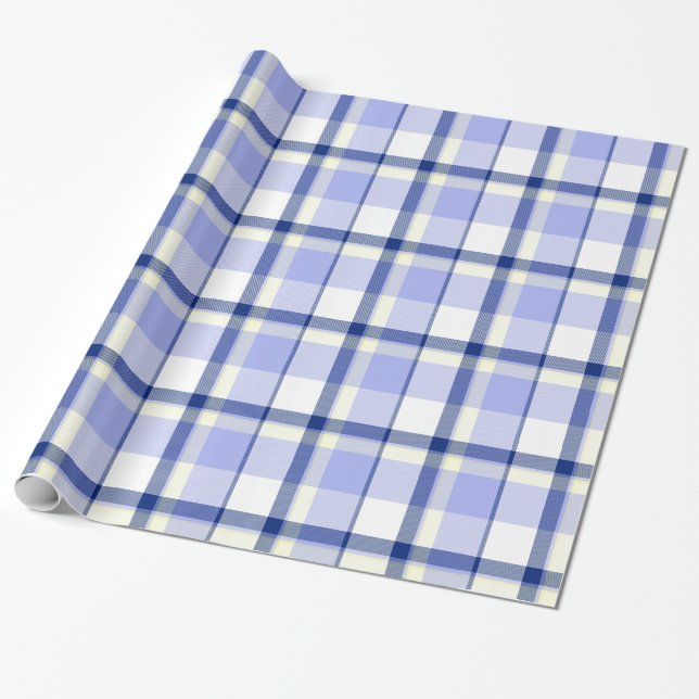 Tartan 8 Wrapping Papper Presentpapper (Utrullad)