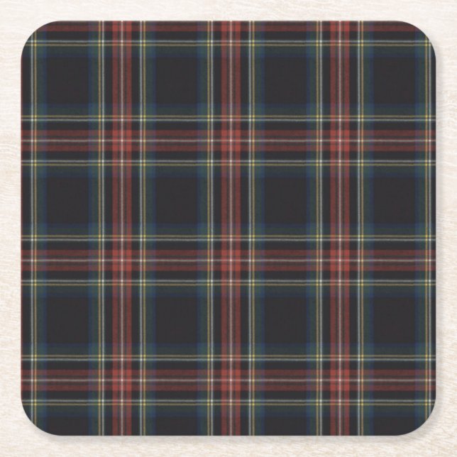 Tartan Anpassningsbar Square Underlägg (Framsidan)