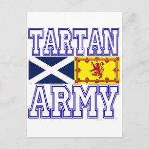 Tartan Army Vykort