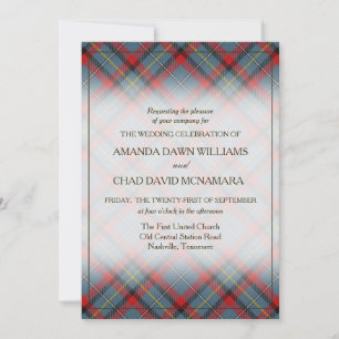 Tartan Beauty Clan MacNamara irländsk rutig mönste