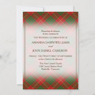 Tartan Beauty Klan Cameron Scottish Play