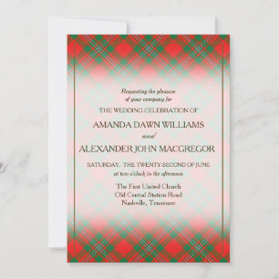 Tartan Beauty Klan Gregor MacGregor Scottish Play