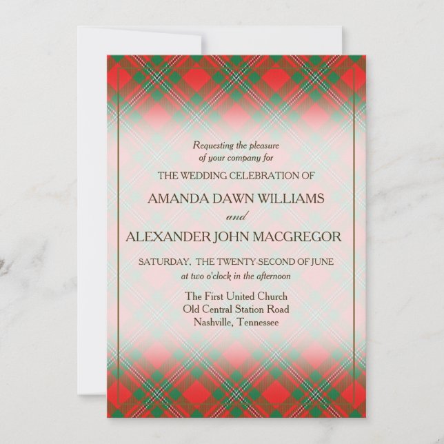 Tartan Beauty Klan Gregor MacGregor Scottish Play (Framsida)