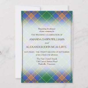 Tartan Beauty Klan MacAuliffe Irish Play