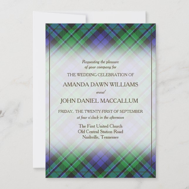 Tartan Beauty Klan MacCallum Scottish Play (Framsida)