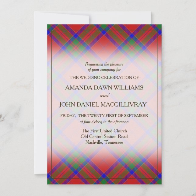 Tartan Beauty Klan MacGillivray Scottish Play (Framsida)