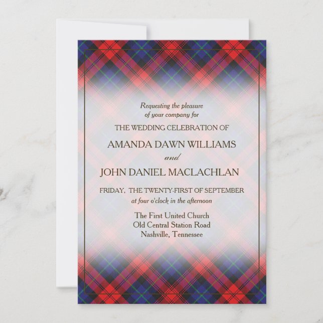 Tartan Beauty Klan MacLachlan Scottish Play (Framsida)