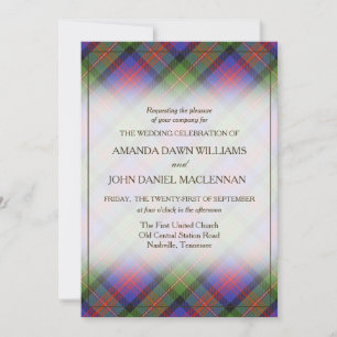 Tartan Beauty Klan MacLennan Scottish Play