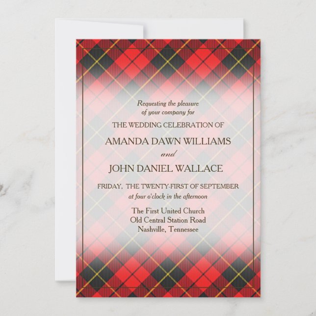 Tartan Beauty Klan Wallace Scottish Play (Framsida)
